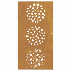 vidaXL Garden Wall Decoration Wall Art Wall Decor Corten Steel Leaf Design - Additional view 6