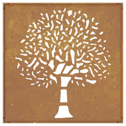 vidaXL Garden Wall Decoration Wall Art Wall Decor Corten Steel Tree Design - Additional view 6