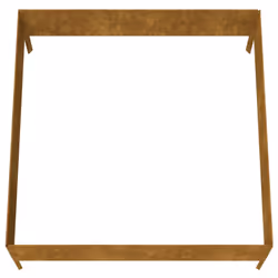 vidaXL Garden Raised Bed Outdoor Planter Flower Box Planter Pot Corten Steel - Additional view 4