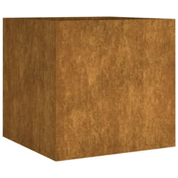 vidaXL Planter Garden Raised Bed Plant Pot Flower Box Flower Pot Corten Steel - 40 x 41 x 40 cm
