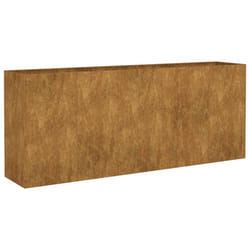 vidaXL Planter Garden Raised Bed Plant Pot Flower Box Flower Pot Corten Steel - 200 x 40 x 80 cm