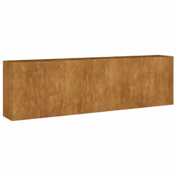 vidaXL Planter Garden Raised Bed Plant Pot Flower Box Flower Pot Corten Steel - 280 x 40 x 80 cm