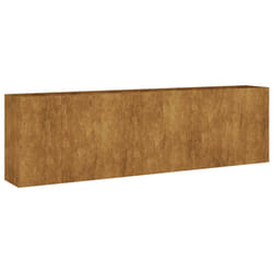 vidaXL Planter Garden Raised Bed Plant Pot Flower Box Flower Pot Corten Steel - 280 x 40 x 80 cm