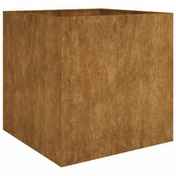vidaXL Planter Garden Raised Bed Plant Pot Flower Box Flower Pot Corten Steel - 80 x 80 x 80 cm
