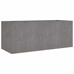 vidaXL Planter Garden Raised Bed Plant Pot Flower Box Flower Pot Corten Steel - 200 x 80 x 80 cm