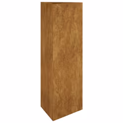 vidaXL Garden Planter Raised Bed Outdoor Flower Box Flower Pot Corten Steel - 30 x 26 x 75 cm