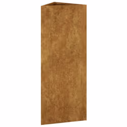 vidaXL Garden Planter Raised Bed Outdoor Flower Box Flower Pot Corten Steel - 30 x 26 x 75 cm