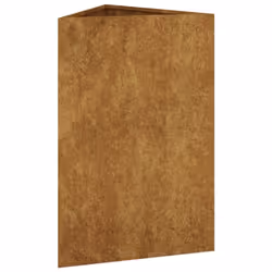 vidaXL Garden Planter Raised Bed Outdoor Flower Box Flower Pot Corten Steel - 50 x 43 x 75 cm - Additional view 2