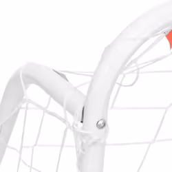 vidaXL Football Goal with Net White Steel Outdoor Soccer Training Equipment - 125 x 96 x 60 cm - Additional view 4