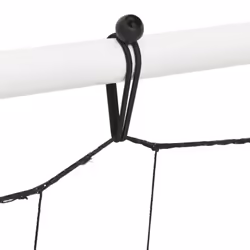 vidaXL Football Net Rebounder Football Goal Net White and Black Steel and PE - Additional view 4