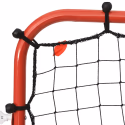 vidaXL Adjustable Football Kickback Rebounder Ball Rebound Net, Steel and PE - Additional view 4