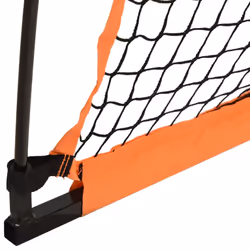 vidaXL Portable Baseball Net Practice Net Orange and Black Steel and Polyester - Additional view 5