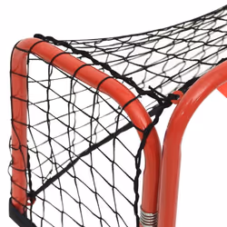 vidaXL Hockey Goal with Net Hockey Training Red and Black Steel and Polyester - Additional view 4