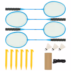 vidaXL Badminton Net Yellow and Black 600x155 cm PE Fabric Volleyball Net - Additional view 5