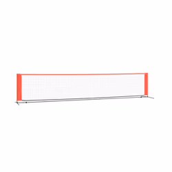 vidaXL Tennis Net Black and Red Polyester Portable Net Garden Multi Sizes - 500 x 100 x 87 cm