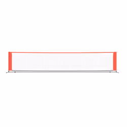 vidaXL Tennis Net Black and Red Polyester Portable Net Garden Multi Sizes - 500 x 100 x 87 cm