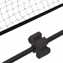 vidaXL Tennis Net Black and Red Polyester Portable Net Garden Multi Sizes - 500 x 100 x 87 cm - Additional view 6