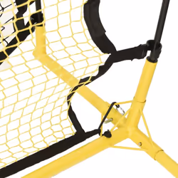 vidaXL Football Rebounder Net Black and Yellow 183x85x120 cm Polyester Net - Additional view 4