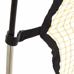 vidaXL Football Rebounder Net Black and Yellow 183x85x120 cm Polyester Net - Additional view 6