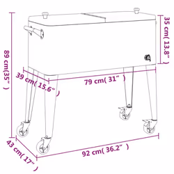 VidaXL Cooler Cart - Additional view 3