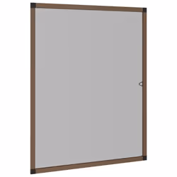vidaXL Insect Screen for Windows Insect Moth Door Netting Multi Colours/Sizes - brown, 80 x 100 cm
