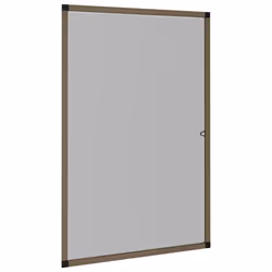 vidaXL Insect Screen for Windows Insect Moth Door Netting Multi Colours/Sizes - brown, 80 x 120 cm