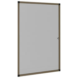vidaXL Insect Screen for Windows Insect Moth Door Netting Multi Colours/Sizes - brown, 80 x 120 cm