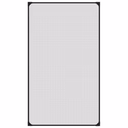 vidaXL Magnetic Insect Screen Netting Mosquito Fly Screen Bug Stop for Windows - anthracite, 80 x 140 cm