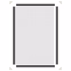 vidaXL Magnetic Insect Screen Netting Mosquito Fly Screen Bug Stop for Windows - white, 80 x 120 cm - Additional view 5