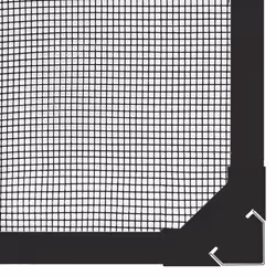 vidaXL Magnetic Insect Screen Netting Mosquito Fly Screen Bug Stop for Windows - anthracite, 80 x 120 cm - Additional view 4