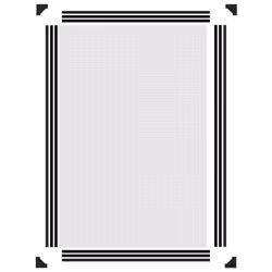 vidaXL Magnetic Insect Screen Netting Mosquito Fly Screen Bug Stop for Windows - anthracite, 80 x 120 cm - Additional view 5