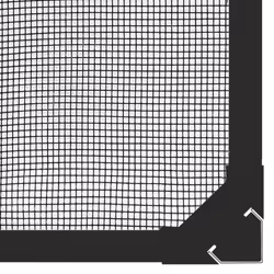 vidaXL Magnetic Insect Screen Netting Mosquito Fly Screen Bug Stop for Windows - anthracite, 100 x 120 cm - Additional view 4