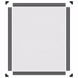 vidaXL Magnetic Insect Screen Netting Mosquito Fly Screen Bug Stop for Windows - anthracite, 100 x 120 cm - Additional view 5