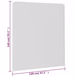 vidaXL Magnetic Insect Screen Netting Mosquito Fly Screen Bug Stop for Windows - anthracite, 120 x 140 cm