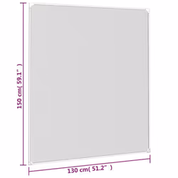 vidaXL Magnetic Insect Screen Netting Mosquito Fly Screen Bug Stop for Windows - anthracite, 130 x 150 cm