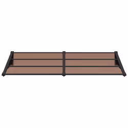 vidaXL Door Canopy Front Door Porch Awning Canopy Awning Black Polycarbonate - 199 x 90 cm - Additional view 2