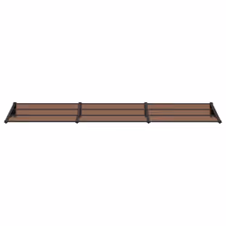 vidaXL Door Canopy Front Door Porch Awning Canopy Awning Black Polycarbonate - 358.5 x 90 cm - Additional view 2
