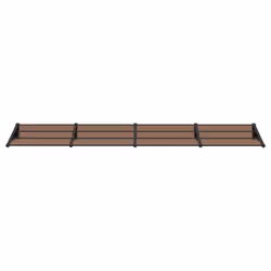 vidaXL Door Canopy Front Door Porch Awning Canopy Awning Black Polycarbonate - 396 x 90 cm - Additional view 2