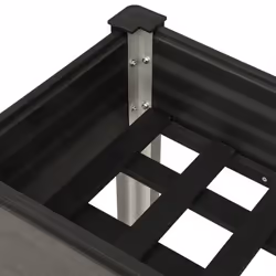 vidaXL Garden Raised Bed Grey 120x40x75 cm WPC Planter Flower Box Plant Tray - Additional view 4