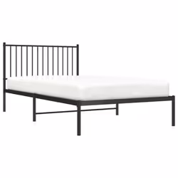 vidaXL Metal Bed Frame with Headboard Bedroom Metal Platform Bed Base Bedstead - 107 x 203 cm, with headboard - Additional view 7
