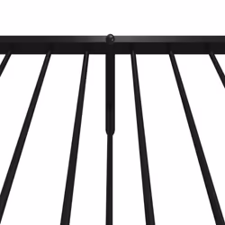 vidaXL Metal Bed Frame with Headboard Bedroom Metal Platform Bed Base Bedstead - 100 x 200 cm, with headboard & footboard - Additional view 8