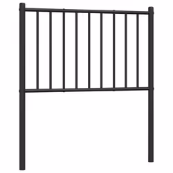 VidaXL 350890, Black, Steel, 75 cm, 800 mm, 90 cm, 30 mm