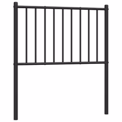 VidaXL 350891, Black, Steel, 80 cm, 850 mm, 90 cm, 30 mm
