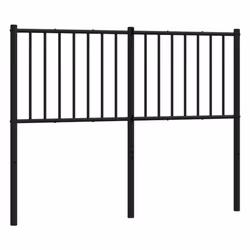 VidaXL 350895, Black, Steel, 120 cm, 1250 mm, 90 cm, 30 mm
