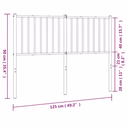 VidaXL 350895 headboard/footboard Black - Additional view 7