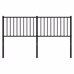VidaXL 350899 headboard/footboard Black