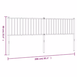 VidaXL 350902 headboard/footboard Black - Additional view 7