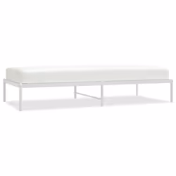 vidaXL Metal Bed Frame with Headboard Bedroom Metal Platform Bed Base Bedstead - 90 x 200 cm, without headboard - Additional view 2