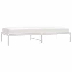 vidaXL Metal Bed Frame with Headboard Bedroom Metal Platform Bed Base Bedstead - 90 x 200 cm, without headboard - Additional view 3