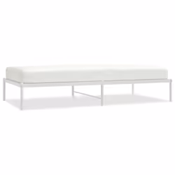 vidaXL Metal Bed Frame with Headboard Bedroom Metal Platform Bed Base Bedstead - 100 x 200 cm, without headboard - Additional view 3